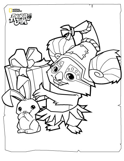 Animal Jam Coloring Pages The Daily Explorer Classroom 400x518 Animal Jam Coloring Pages The Daily Explorer Classroom