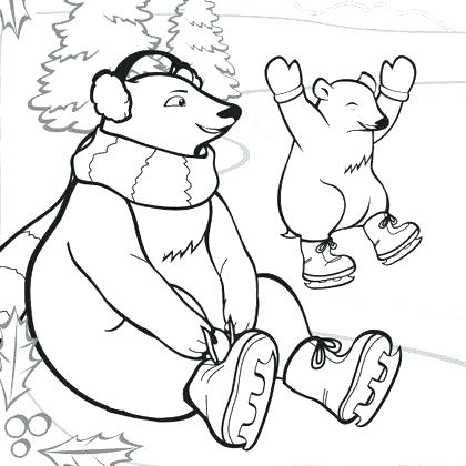 Arctic Animal Coloring Pages 420x420 Arctic Animal Coloring Pages