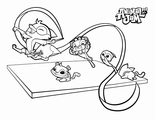 500x386 Animal Jam Coloring Pages Printable Image Awesome Animal Jam