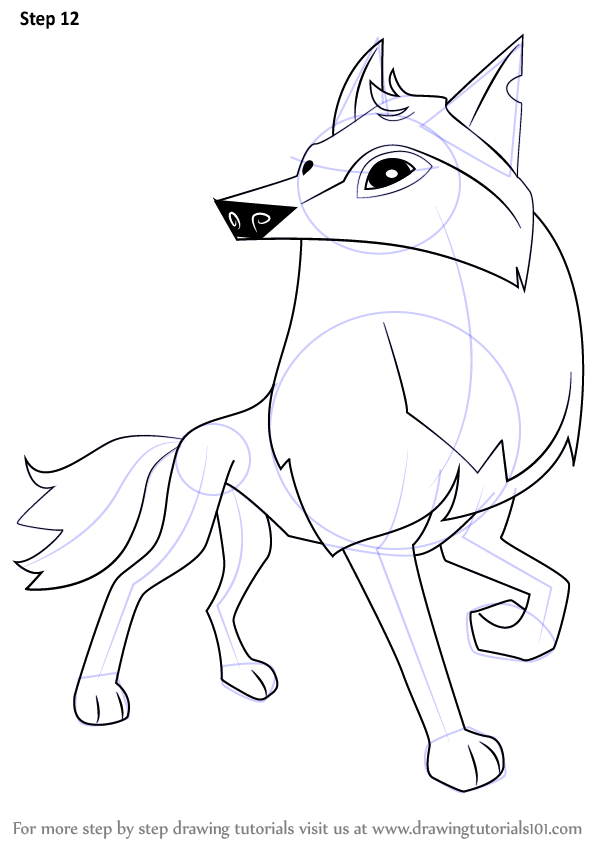 598x844 Animal Jam Arctic Wolf Coloring Pages Learn How To Draw Arctic