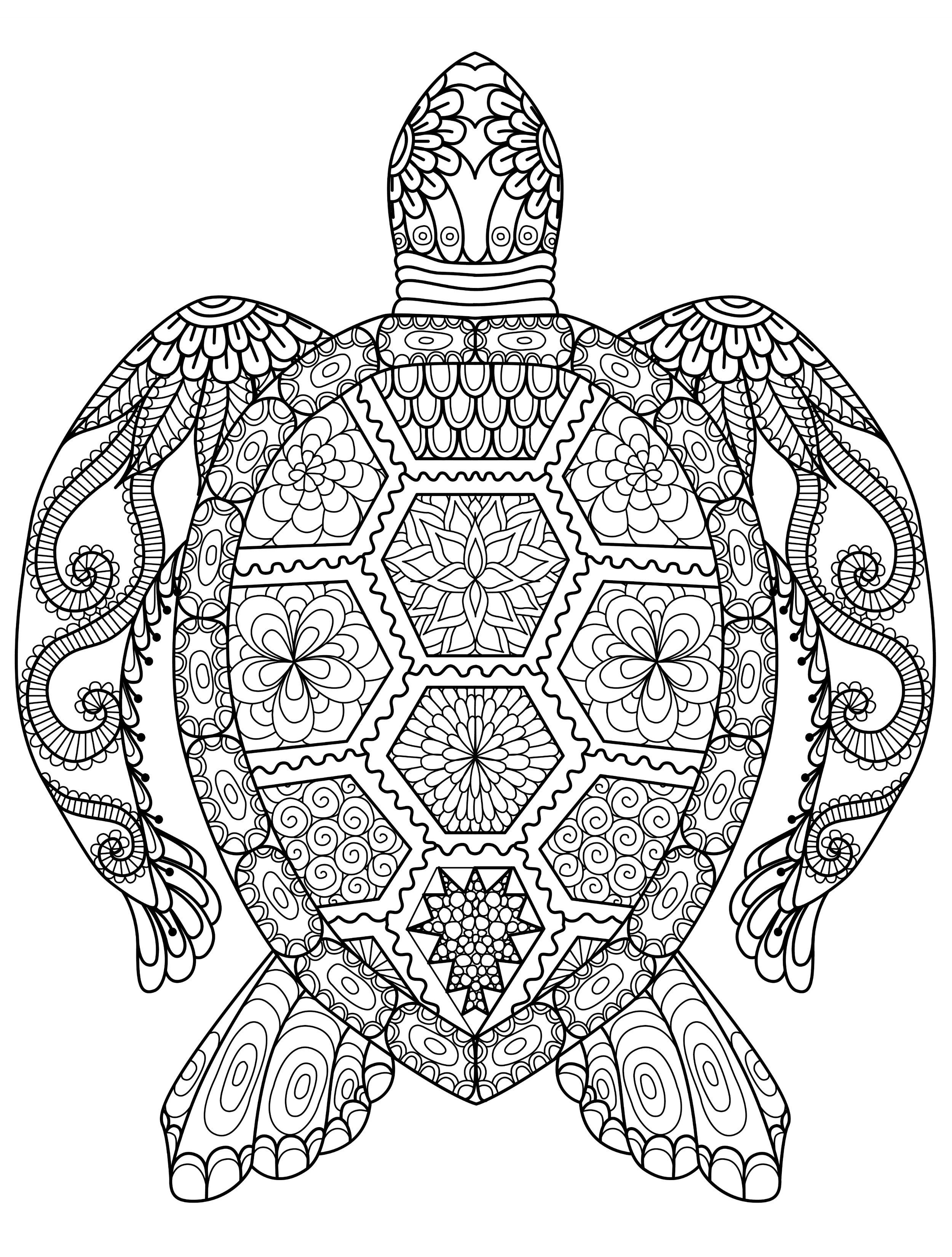 2500x3300 Popular Animal Mandala Coloring Pages