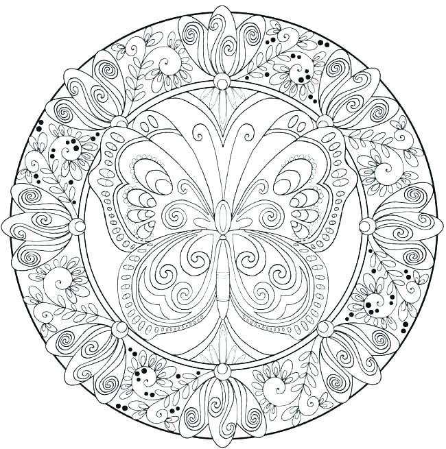 Animal Mandala Coloring Pages Free Printable at GetColorings.com | Free ...