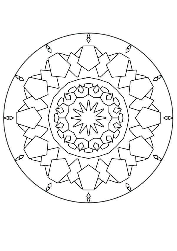 Mandala Printable Coloring Pages Coloring Pages Of Mandalas Photo 601x850 Mandala Printable Coloring Pages Coloring Pages Of Mandalas Photo