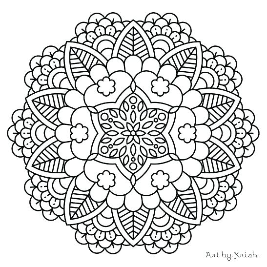 Simple Mandala Coloring Pages 547x547 Simple Mandala Coloring Pages