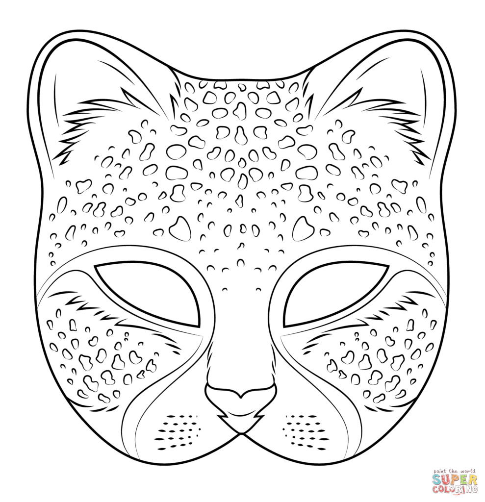 989x1024 Masks Coloring Pages Free Coloring Pages Coloring Pages Animal