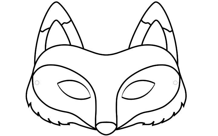 720x450 Top 25 Free Printable Fox Coloring Pages Online Fox Mask, Fox