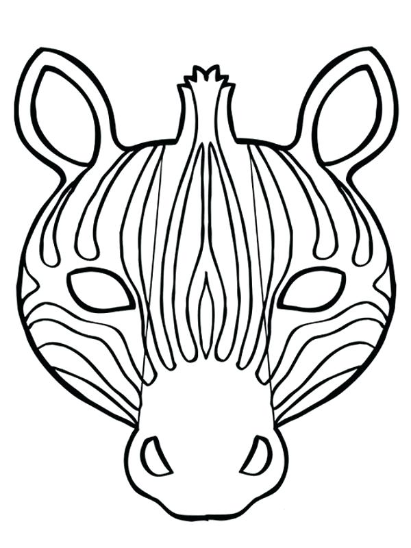 600x800 Animal Masks Coloring Pages Ideas Collection Mask To Print