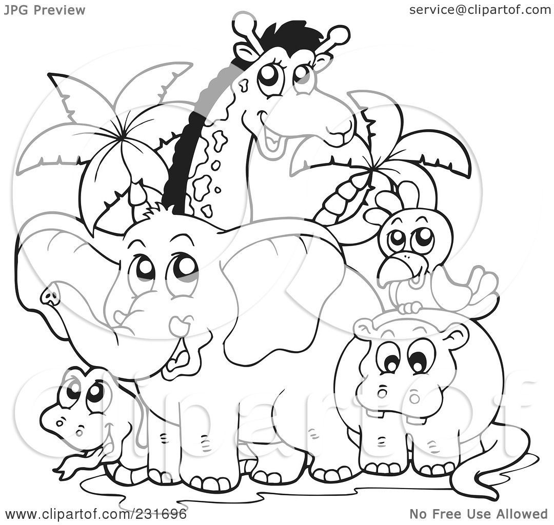 1080x1024 Best Royalty Rf Clipart Illustration Of A Coloring Page Outline