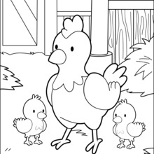 Farm Animal Coloring Pages 220x220 Farm Animal Coloring Pages