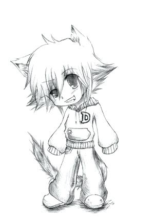 Anime Boy Coloring Pages 300x424 Anime Boy Coloring Pages
