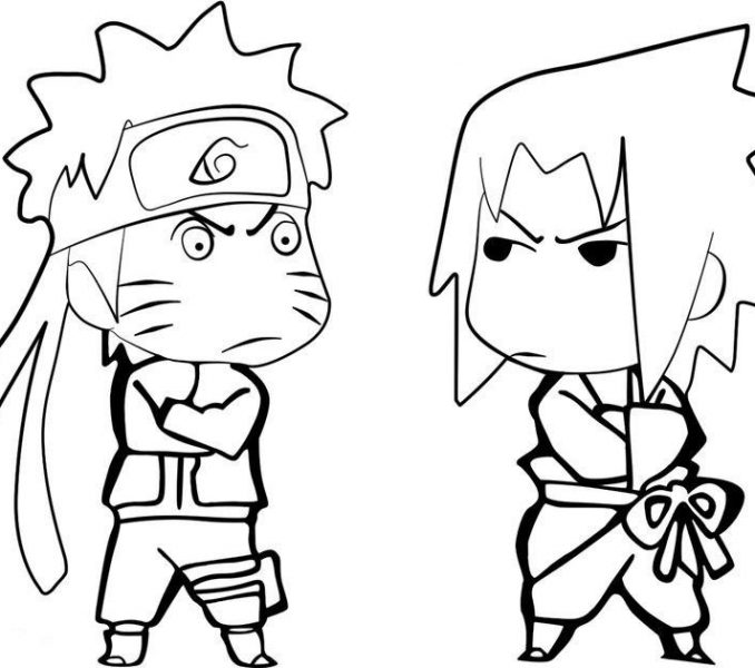 Naruto Colored Pages Coloring Pages Anime Naruto Sasuke Free 678x600 Naruto Colored Pages Coloring Pages Anime Naruto Sasuke Free