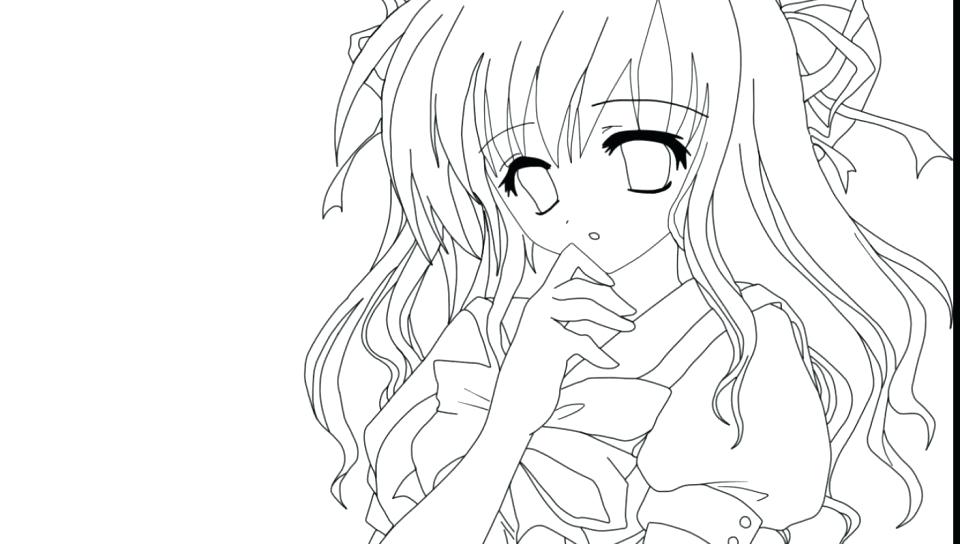 Anime Cat Girl Coloring Pages at GetColorings.com | Free printable ...