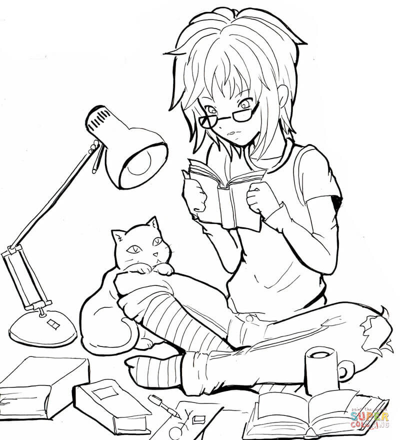 Cat Girl Coloring Page Free Printable Coloring Pages 800x880 Cat Girl Coloring Page Free Printable Coloring Pages