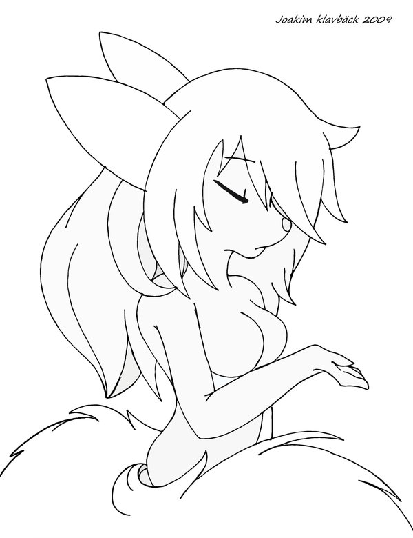 Anime Cat Girl Coloring Pages.jpg 600x780 Anime Cat Girl Coloring Pages.jpg