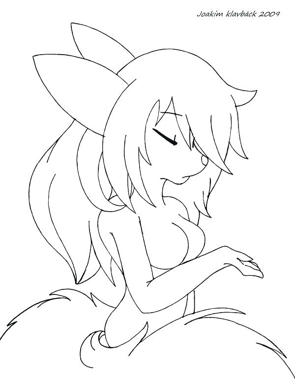 600x780 Warrior Cats Anime Girl Coloring Page Coloring Sky Warrior Cats