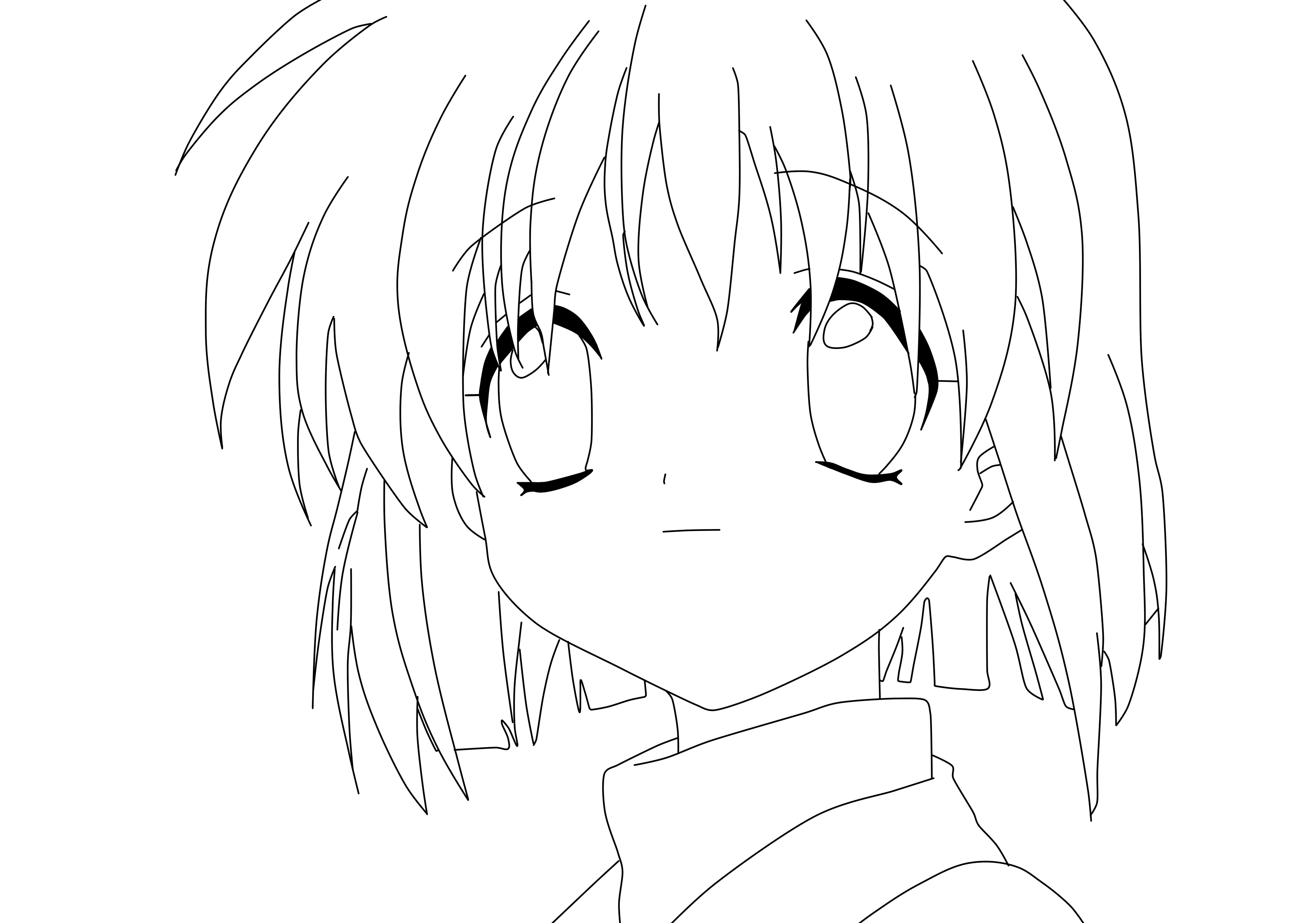 Anime Characters Coloring Pages at GetColorings.com | Free printable ...