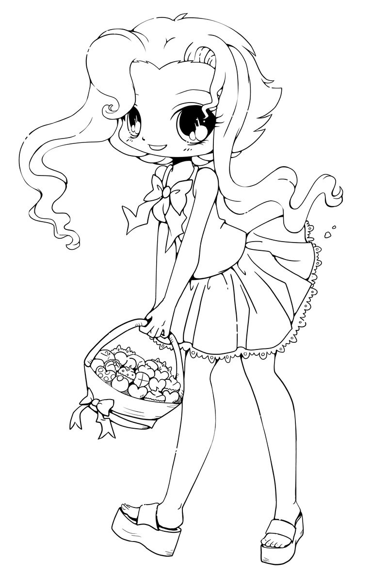 Anime Chibi Coloring Pages at GetColorings.com | Free printable ...