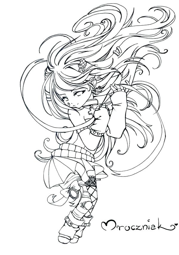 Anime Chibi Coloring Pages 600x855 Anime Chibi Coloring Pages