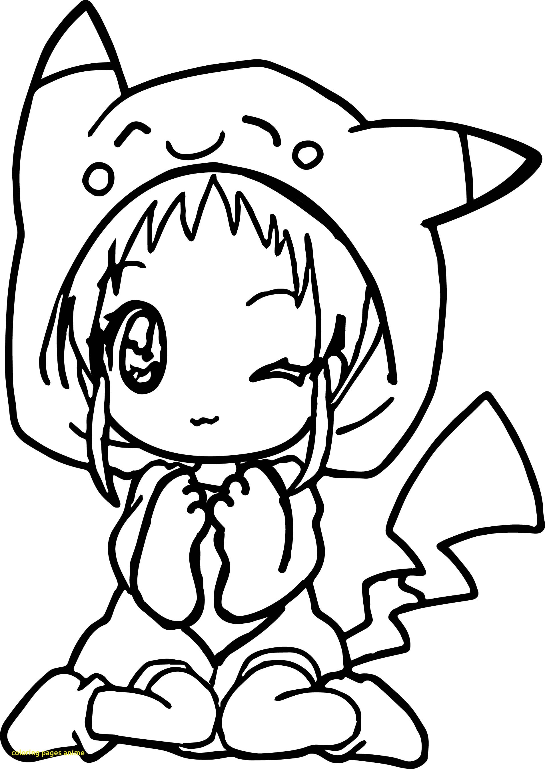 1908x2694 Coloring Pages Anime With Anime Girl Pikachu Dress Coloring Page