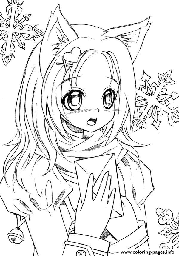 600x858 Anime Color Page Enchanting Cute Anime Coloring Pages 13 About