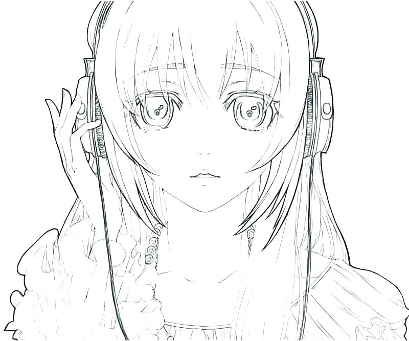 Cute Girl Coloring Pages Anime Girl Coloring Page Coloring Page 800x667 Cute Girl Coloring Pages Anime Girl Coloring Page Coloring Page