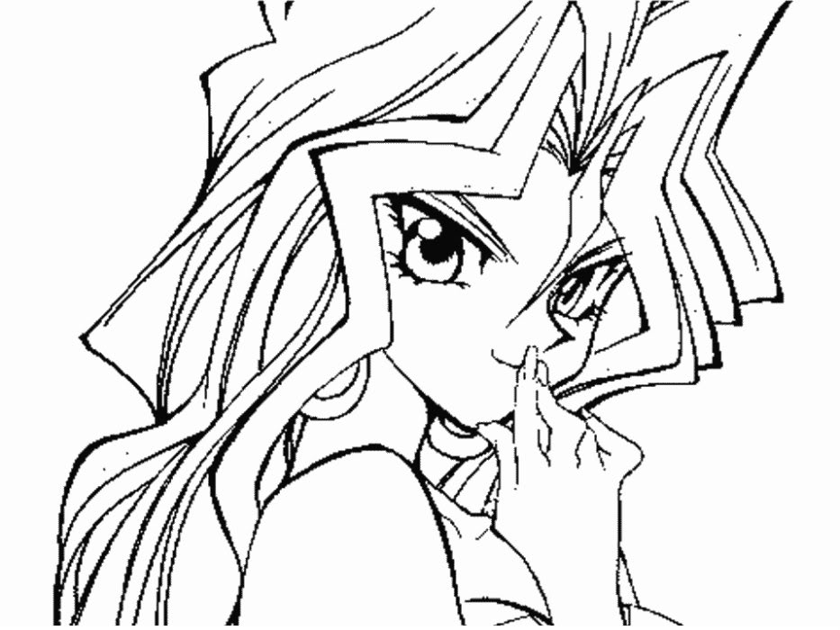 Anime Coloring Pages For Kids 933x700 Anime Coloring Pages For Kids
