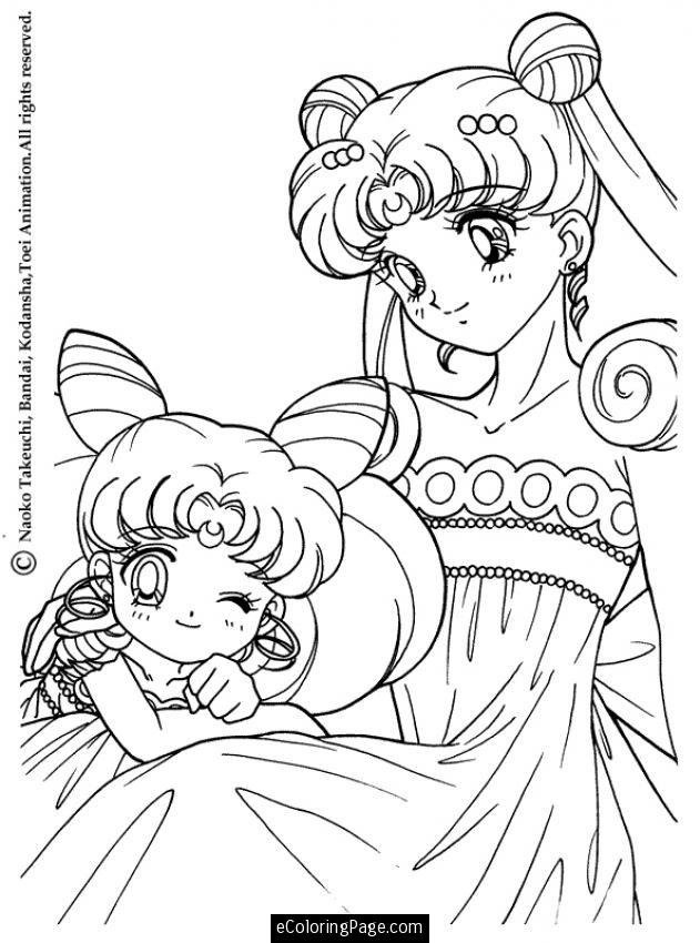 Anime Sailor Moon Princess Coloring Page For Kids Printable 631x850 Anime Sailor Moon Princess Coloring Page For Kids Printable