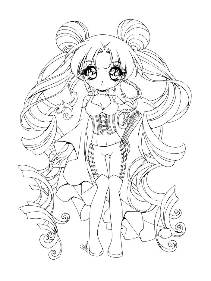 Anime Coloring Pages Games at GetColorings.com | Free printable ...