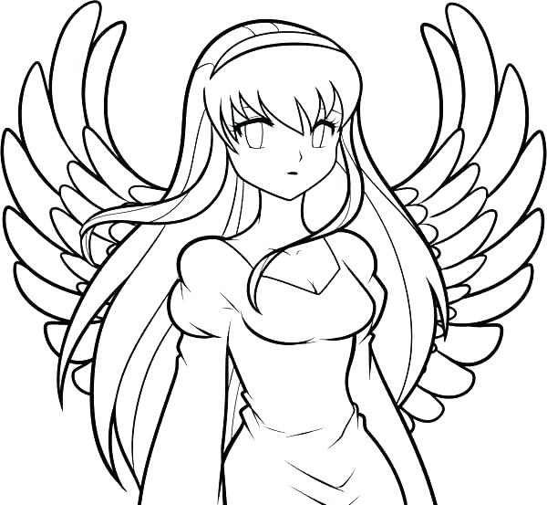 Coloring Pages Of Anime Characters Free Anime Coloring Pages 600x553 Coloring Pages Of Anime Characters Free Anime Coloring Pages