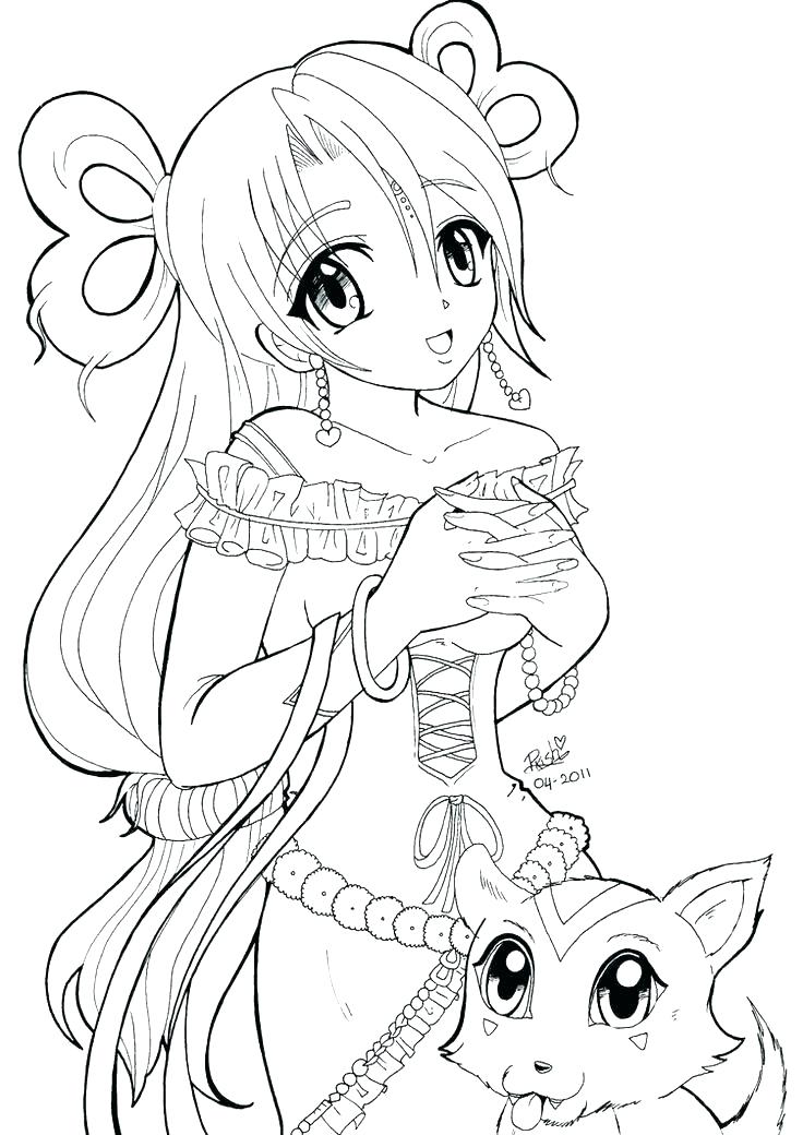 Anime Coloring Pages Printable