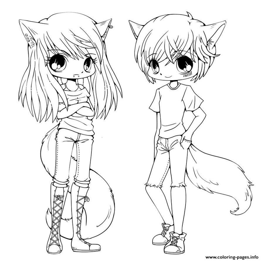 Print Cute Anime Twins Coloring Pages Coloring Pages 897x891 Print Cute Anime Twins Coloring Pages Coloring Pages