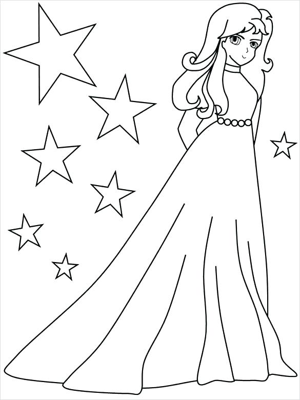 585x780 Anime Coloring Pages To Print Girl Coloring Sheets Also Glorious