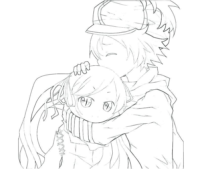 800x667 Anime Girl Coloring Page