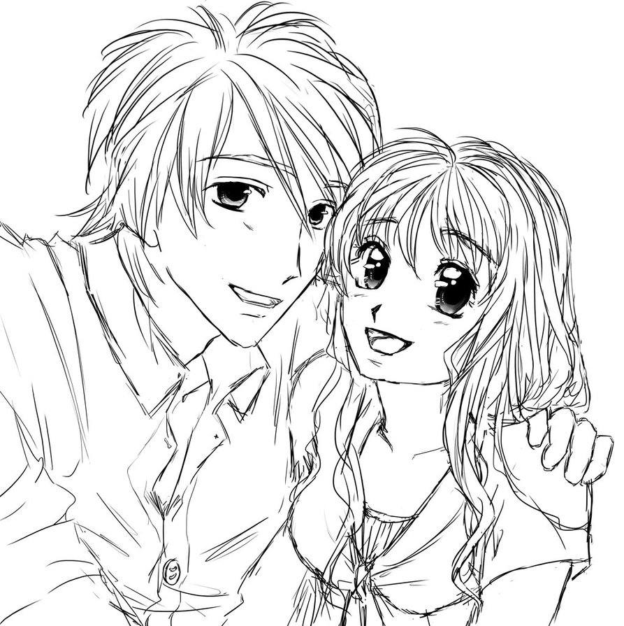 893x895 Fresh Anime Couple Coloring Pages 12 For Your Site