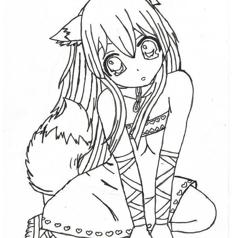 762x768 Pictures Anime Print Out Coloring Pages,