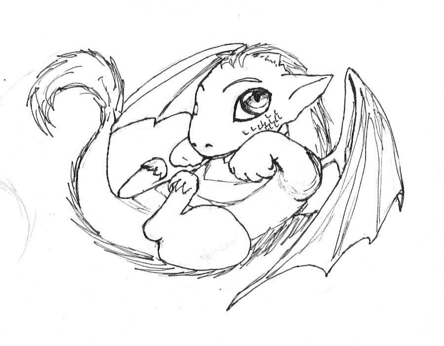 900x703 Baby Dragon Coloring Pages