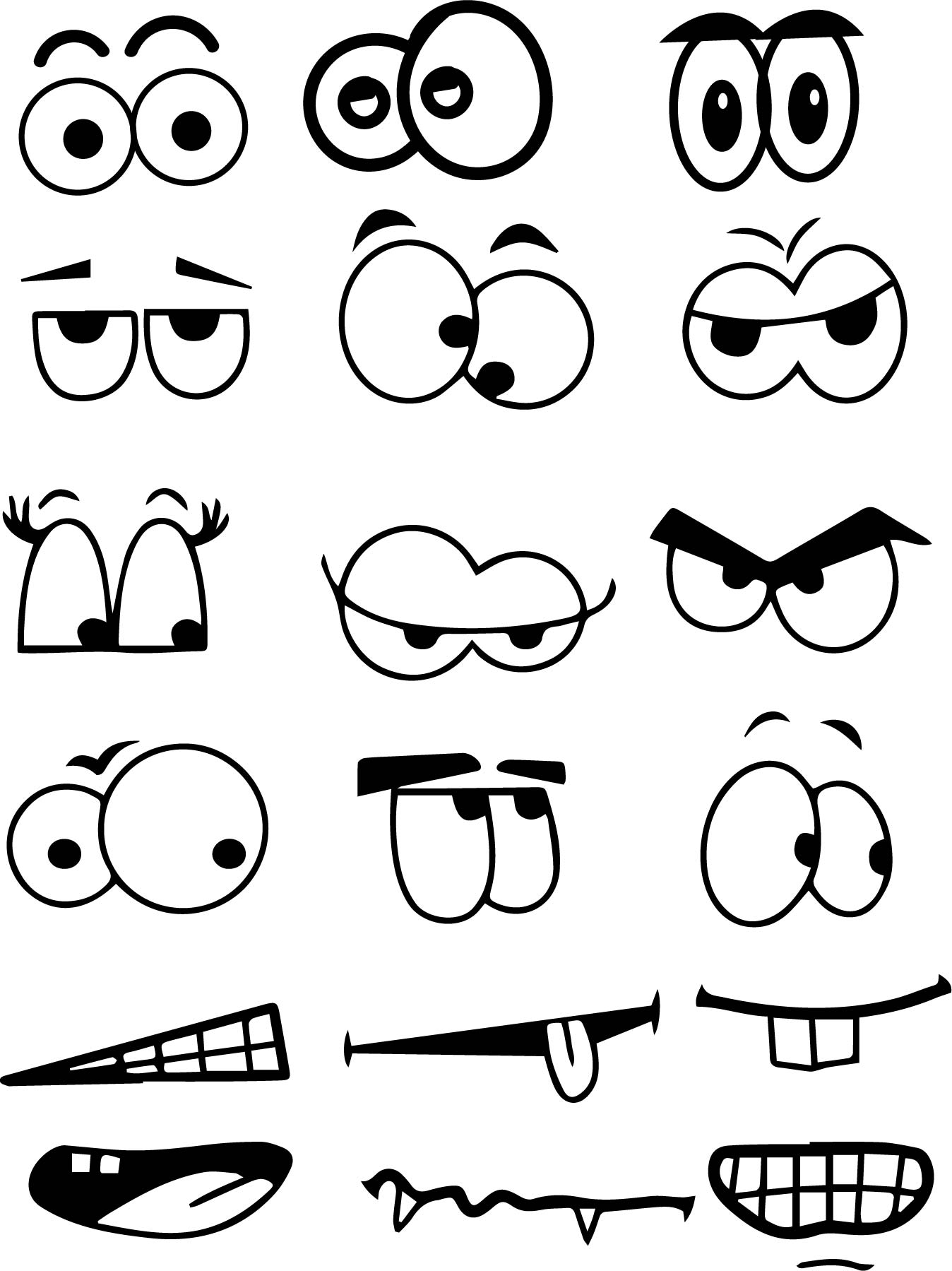 Eyes Coloring Page 1348x1799 Eyes Coloring Page