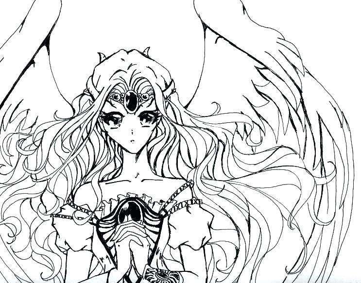 Anime Fairy Coloring Pages Anime Coloring Pages For Adults 743x583 Anime Fairy Coloring Pages Anime Coloring Pages For Adults