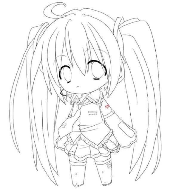 Chibi Anime Girl Coloring Pages To Print Coloring Sheets 580x650 Chibi Anime Girl Coloring Pages To Print Coloring Sheets