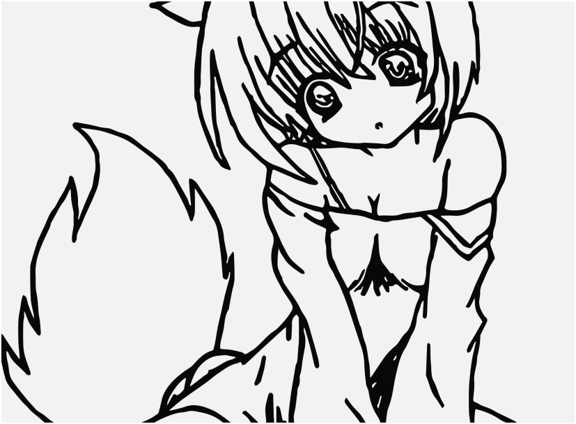 827x609 Anime Girl Coloring Pages Pictures Fascinating Coloring Page Chibi