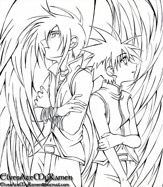565x650 D.n.angel Lineart By Elvesatemyramen