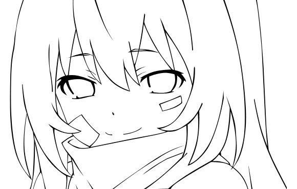 580x370 Line Art Aisaka Taiga By On @