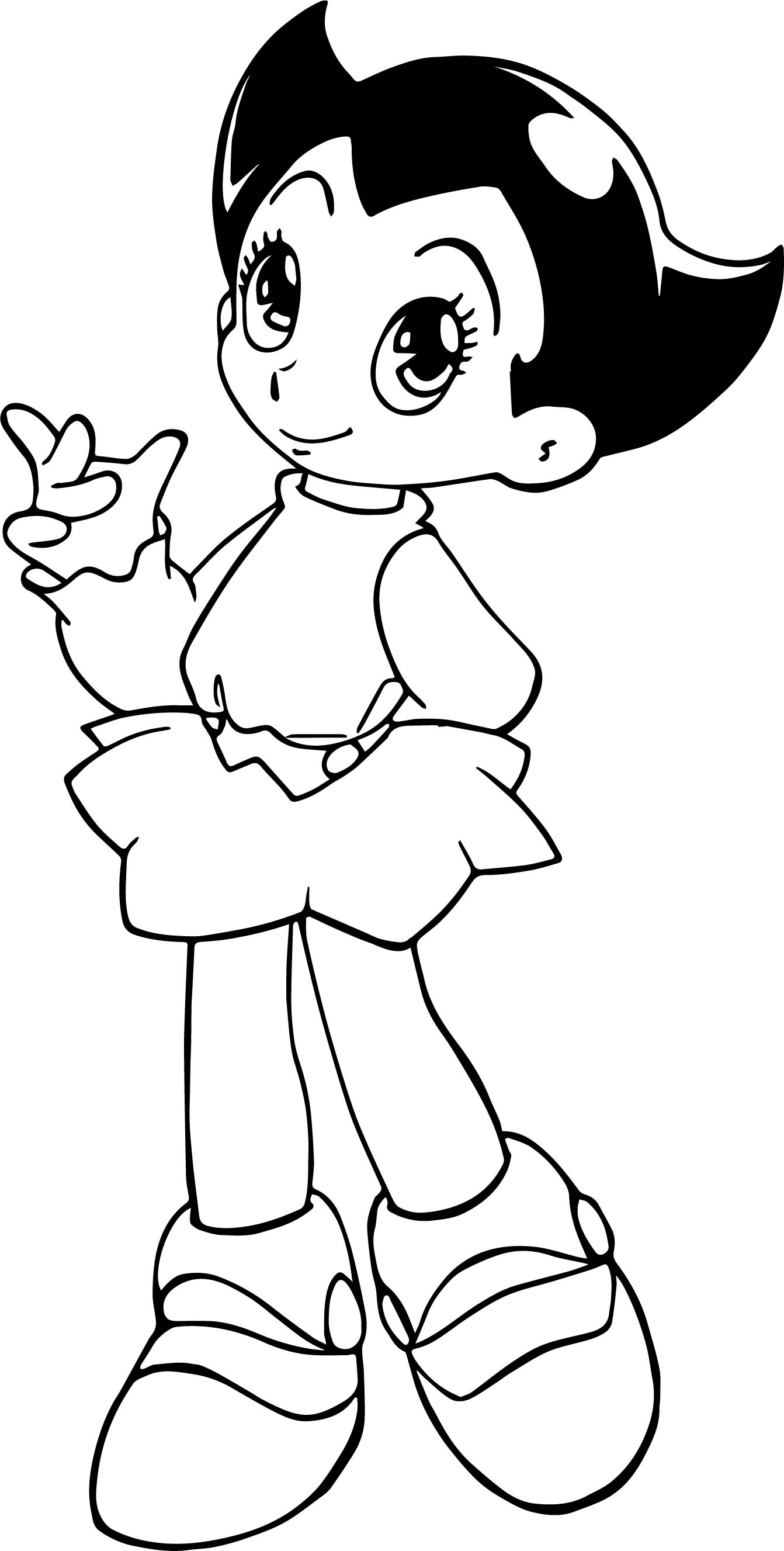 1342x2654 Awesome Printable Astro Boy Anime Manga Coloring Books For Cartoon