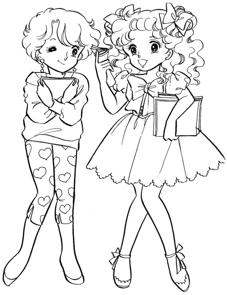 736x954 181 Best Anime Amp Manga Style ~ Adult Coloring Images