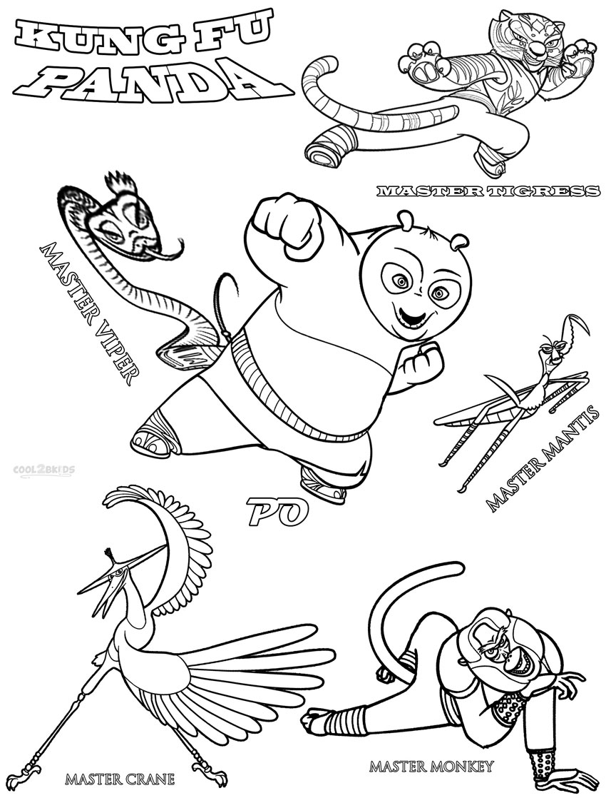 850x1118 Cool Kung Fu Panda 2 Coloring Pages Free Coloring Pages Download