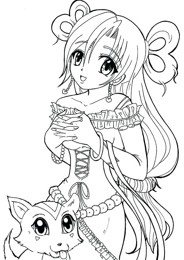 600x848 Anime Coloring Sheets Medecine Du