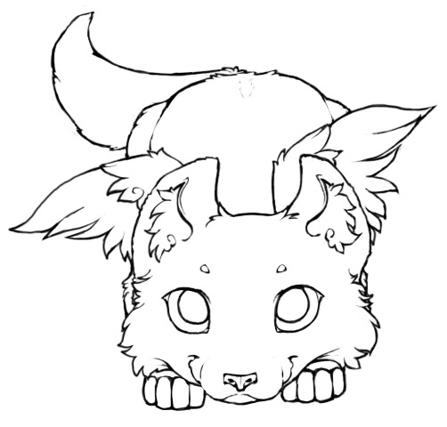 502x480 Anime Puppy Coloring Pages Color Bros