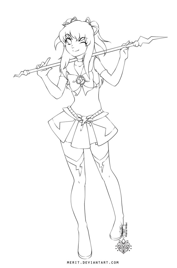 Anime Girl Warrior Coloring Pages Wwwgalleryhipcom The Hippest 726x1099 Anime Girl Warrior Coloring Pages Wwwgalleryhipcom The Hippest