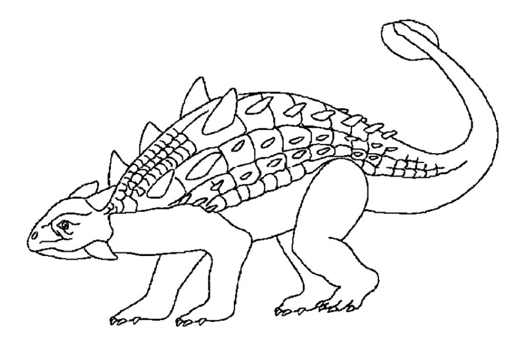 Ankylosaurus Coloring Page at GetColorings.com | Free printable ...