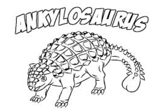 651x458 Ankylosaurus Coloring Page Amp Coloring Book